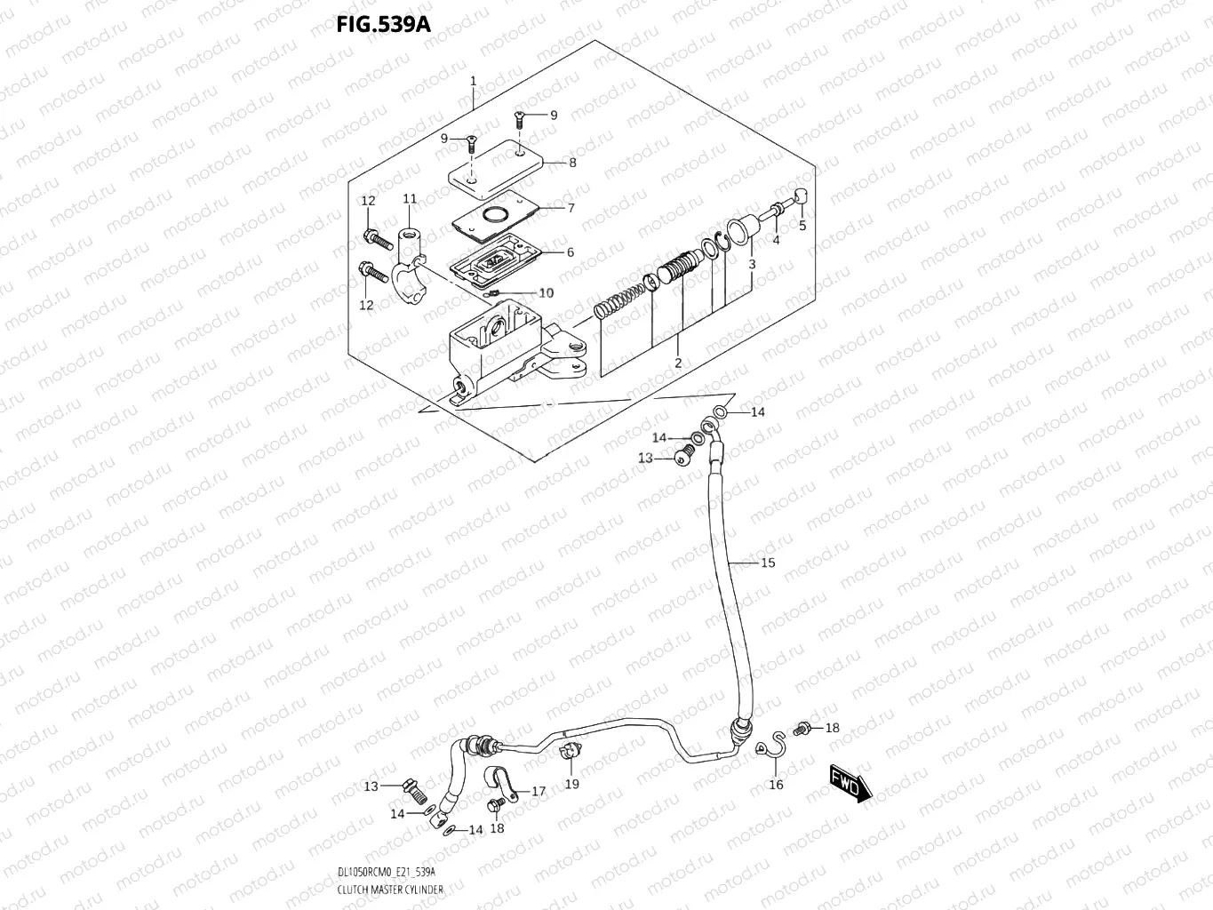 539A - CLUTCH MASTER CYLINDER