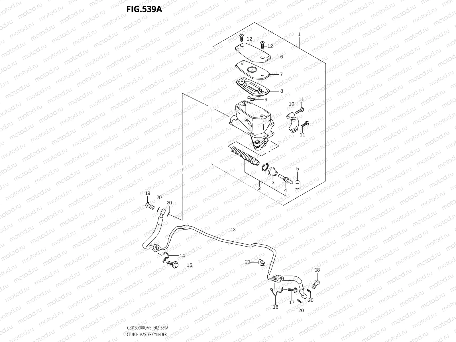 539A - CLUTCH MASTER CYLINDER