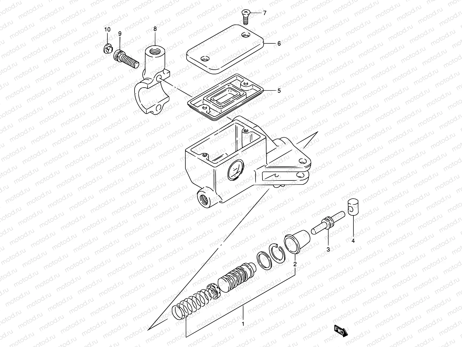 54 - CLUTCH CYLINDER