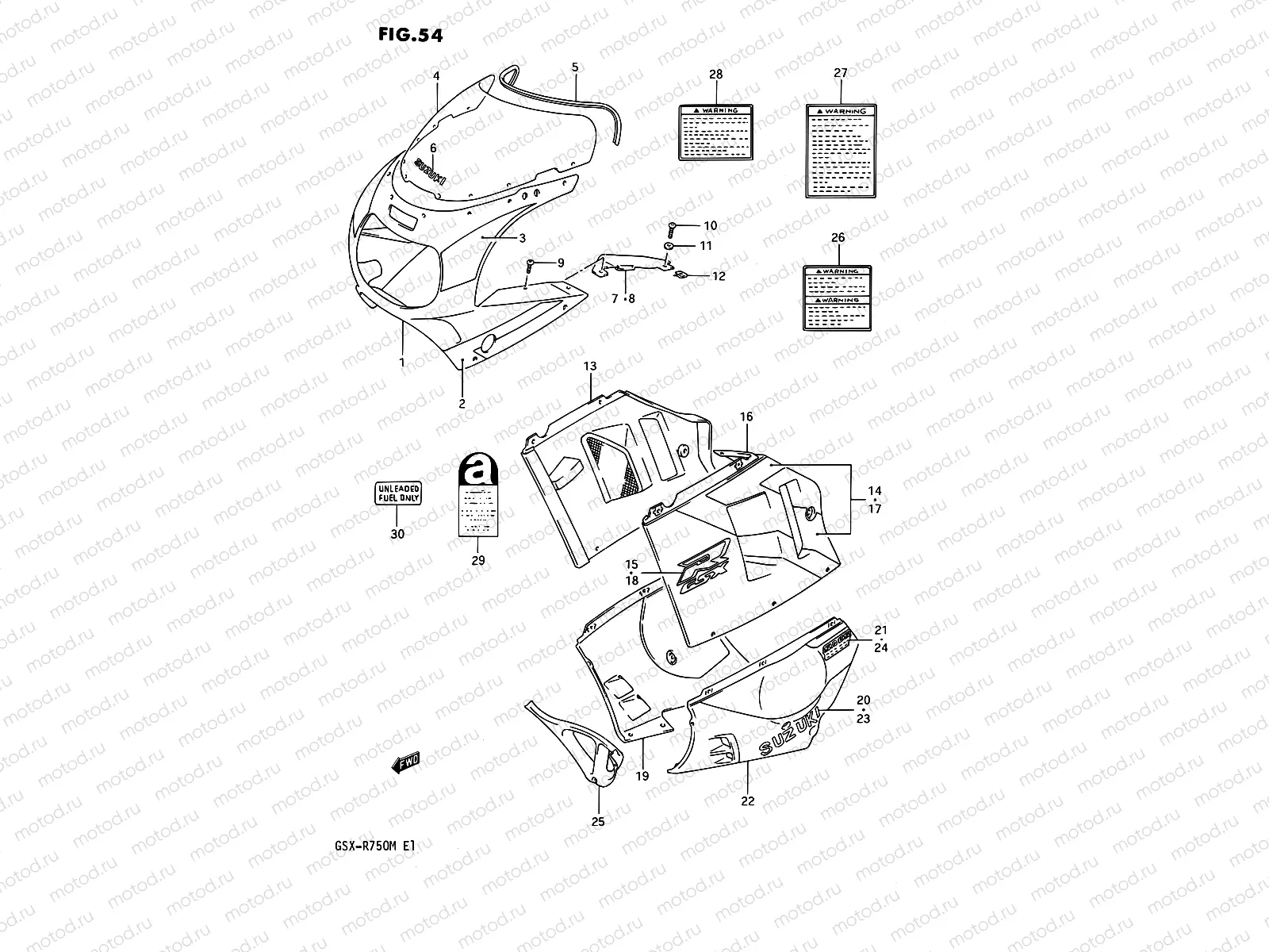 54 - COWLING BODY (3SL/3RZ)