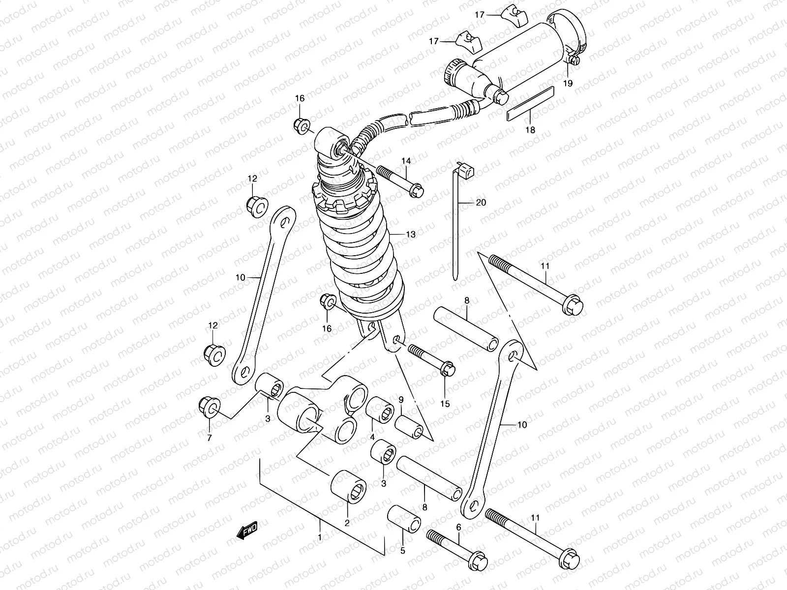 54 - CUSHION LEVER (MODEL M/N)