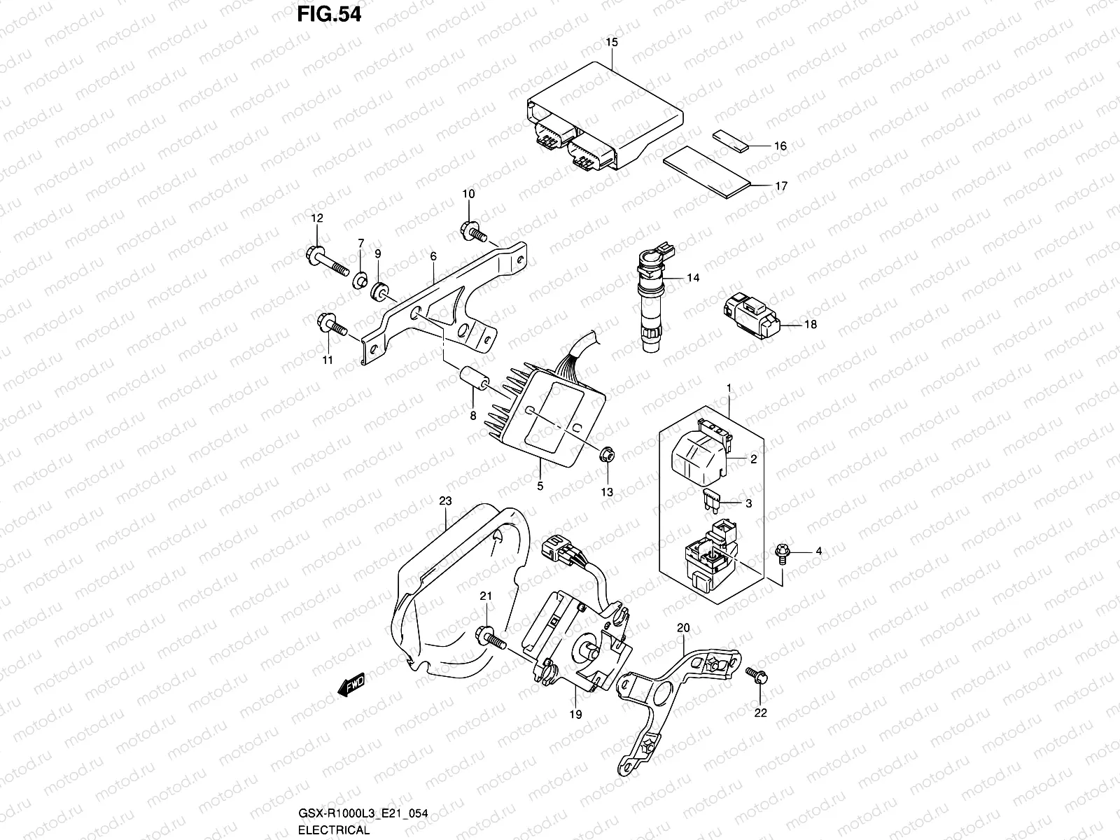 54 - ELECTRICAL (GSX-R1000L3 E21)