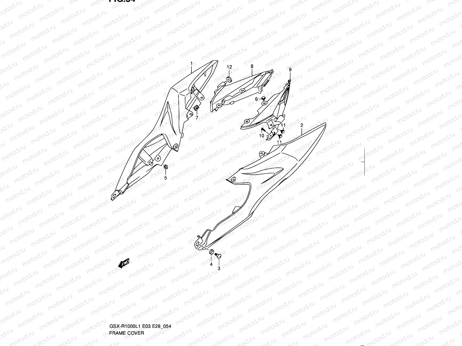 54 - FRAME COVER