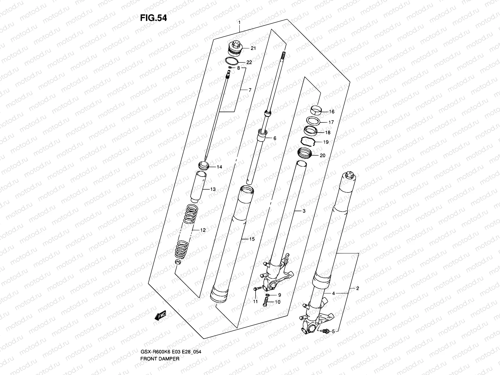 54 - FRONT DAMPER
