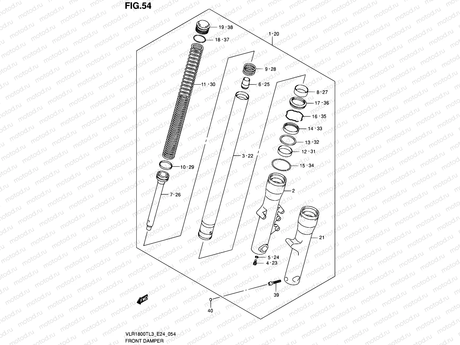 54 - FRONT DAMPER