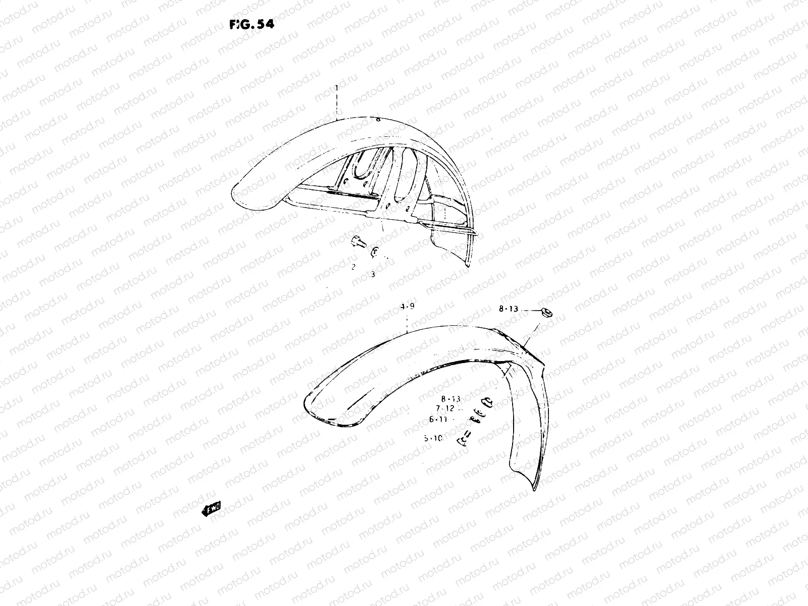 54 - FRONT FENDER