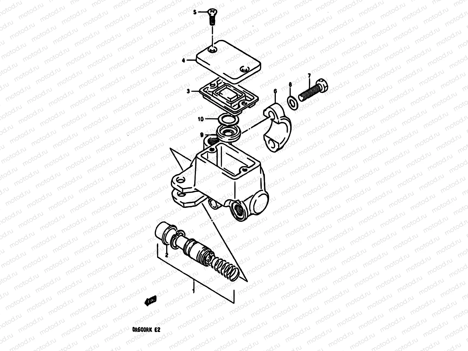 54 - FRONT MASTER CYLINDER