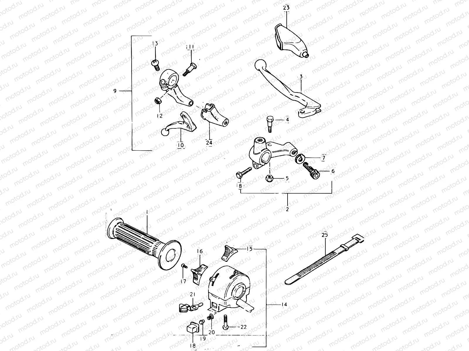 54 - LEFT HANDLE SWITCH