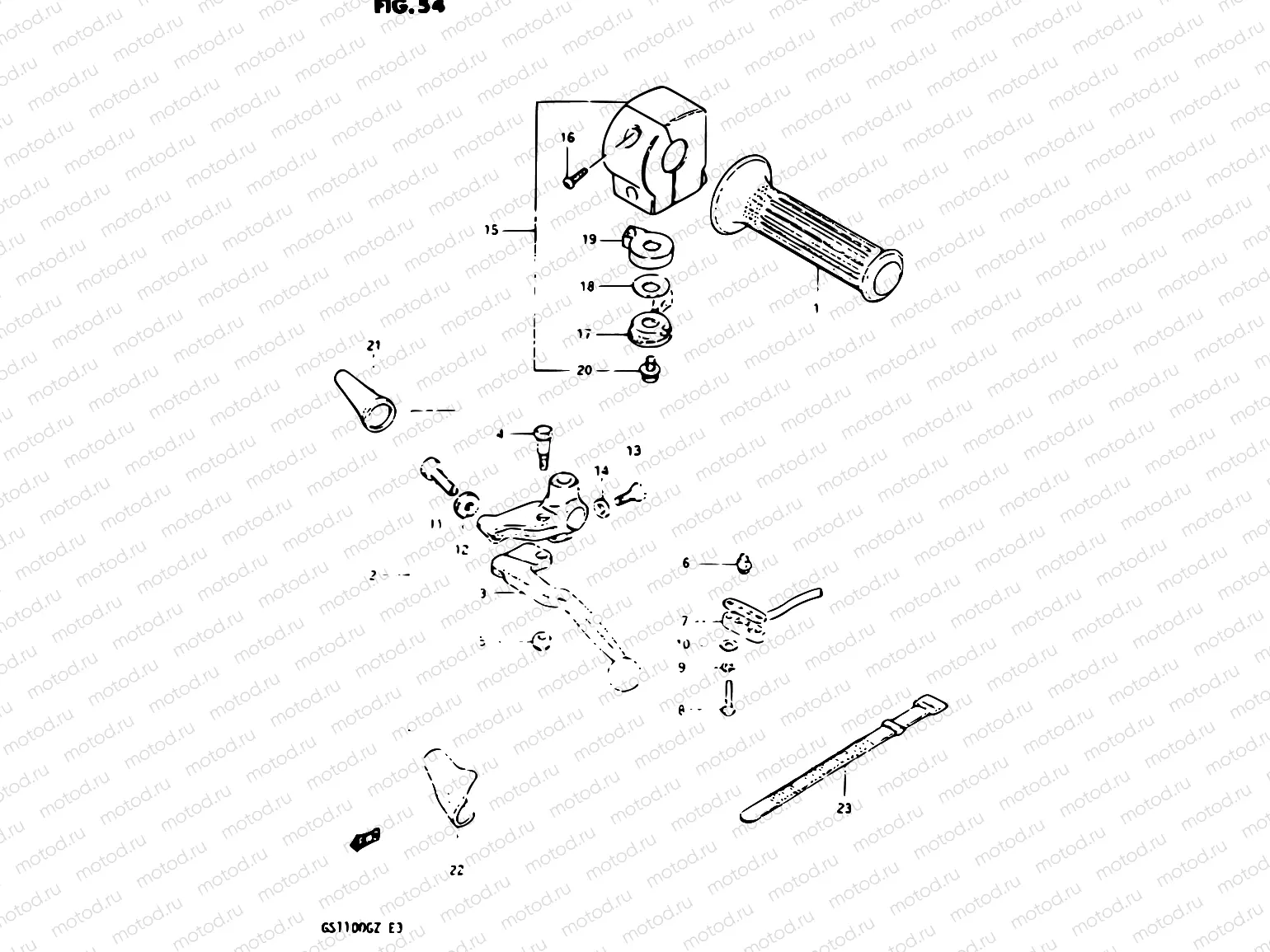 54 - LEFT HANDLE SWITCH