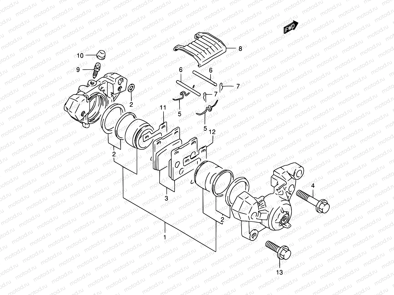54 - REAR CALIPER