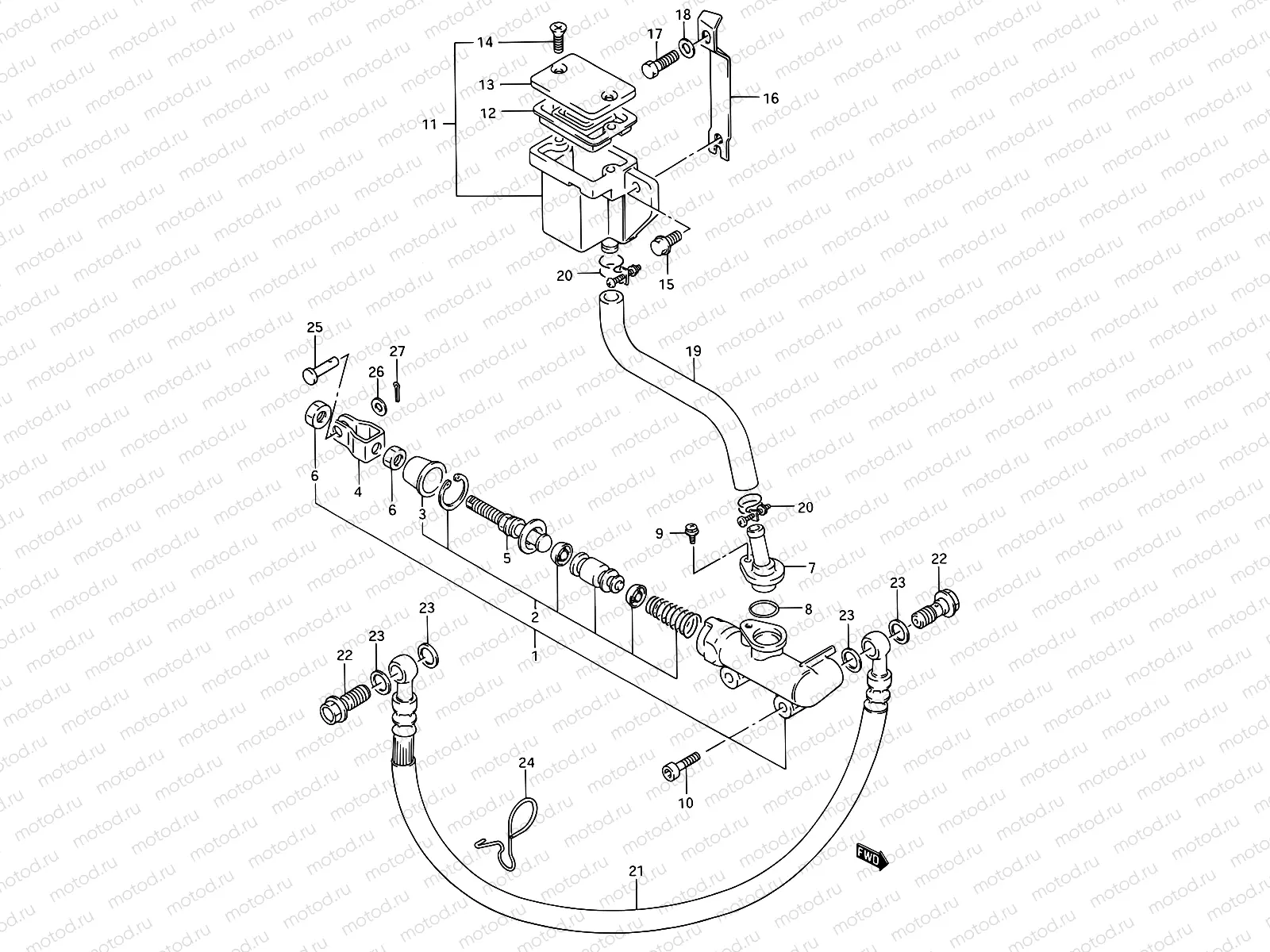 54 - REAR MASTER CYLINDER
