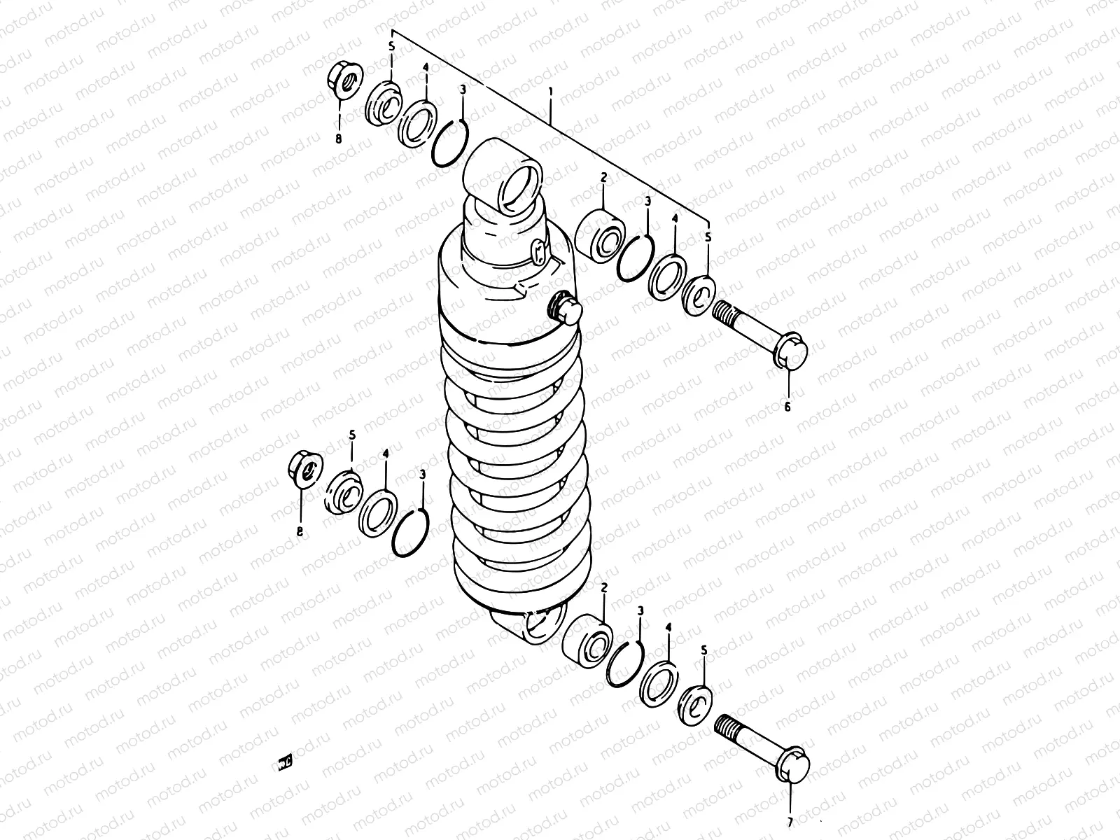 54 - REAR SHOCK ABSORBER