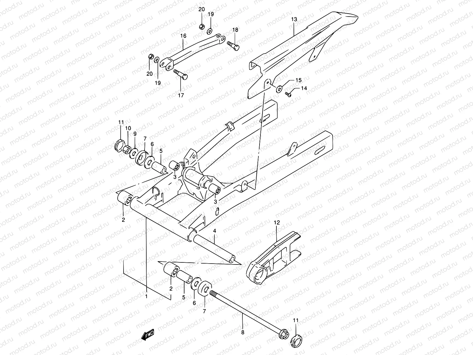 54 - REAR SWINGING ARM