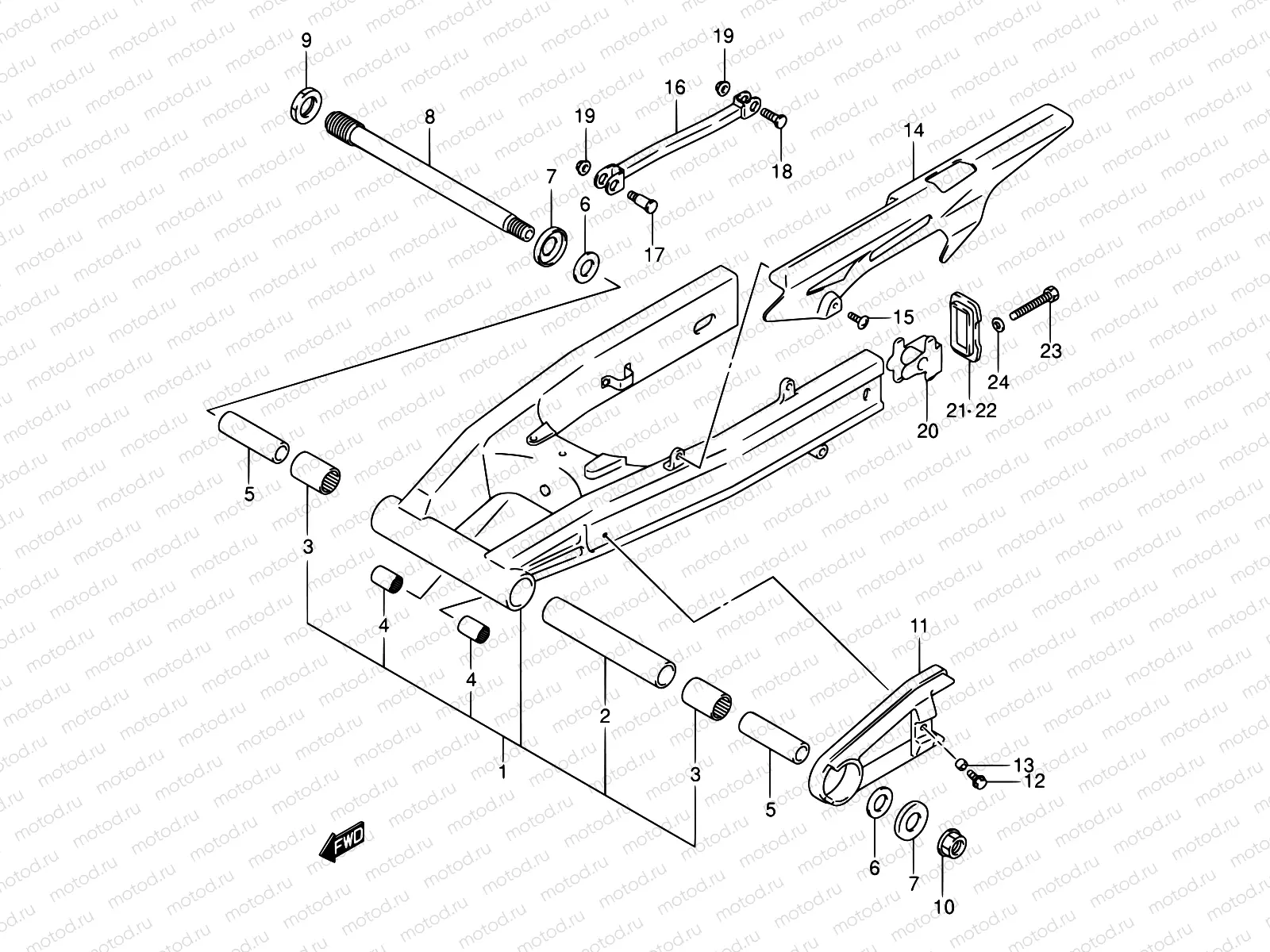 54 - REAR SWINGING ARM