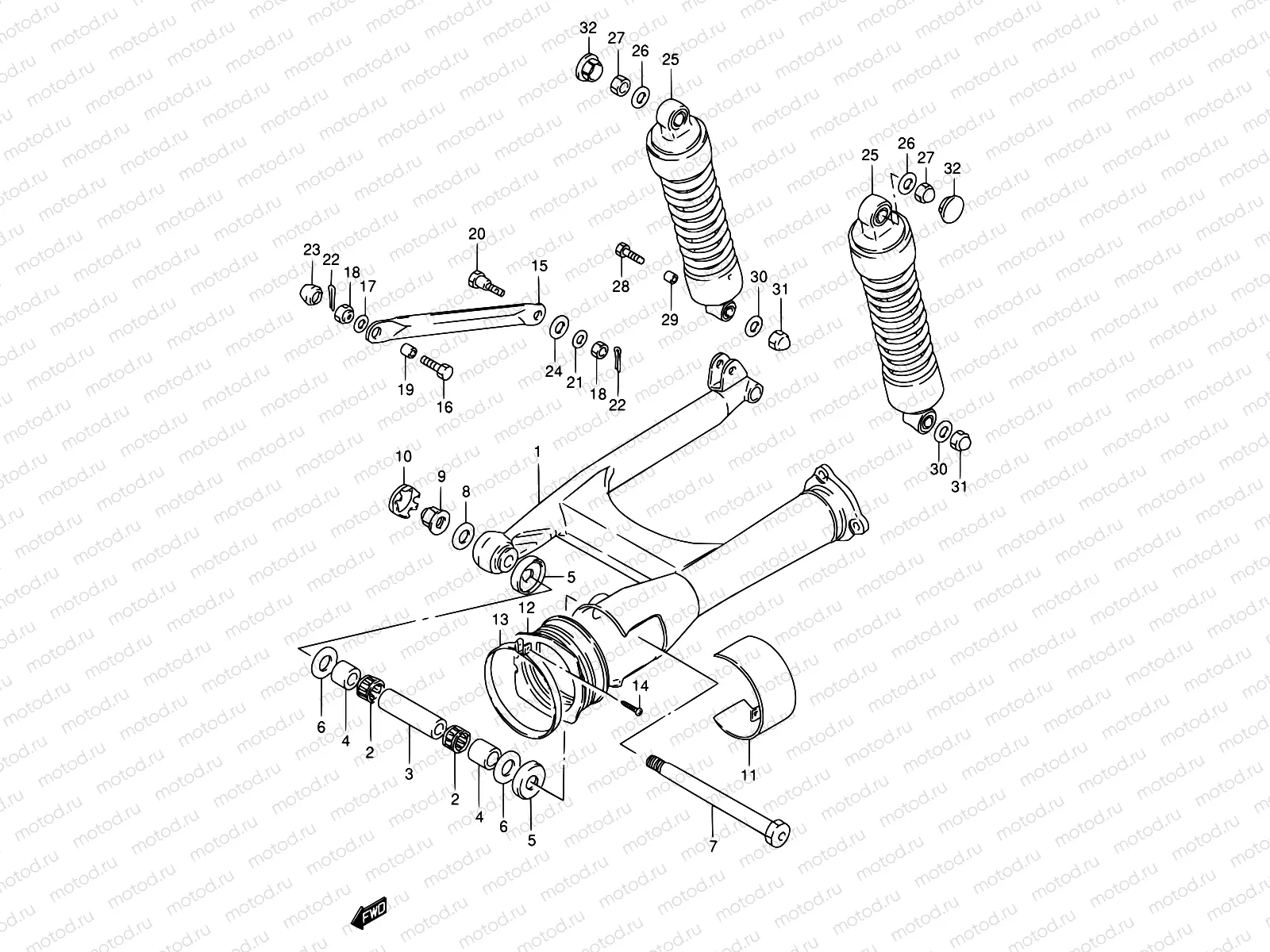 54 - REAR SWINGING ARM