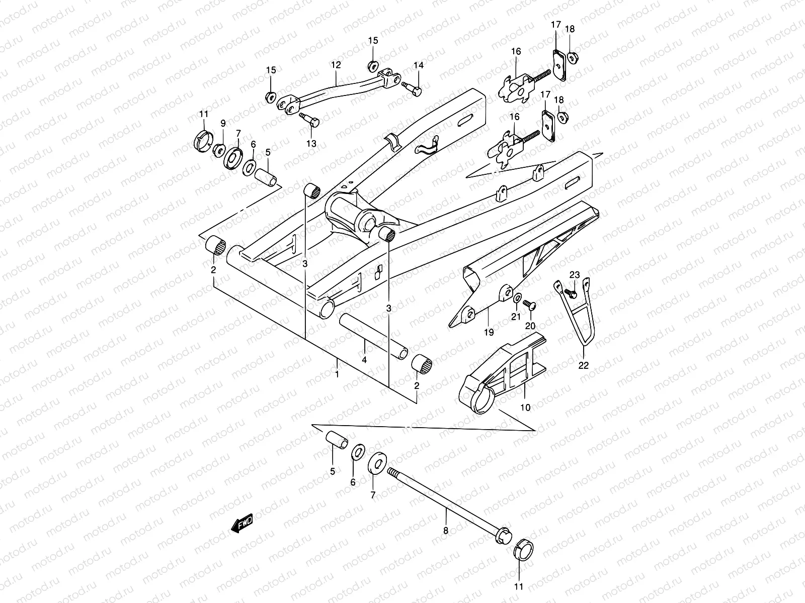 54 - REAR SWINGING ARM