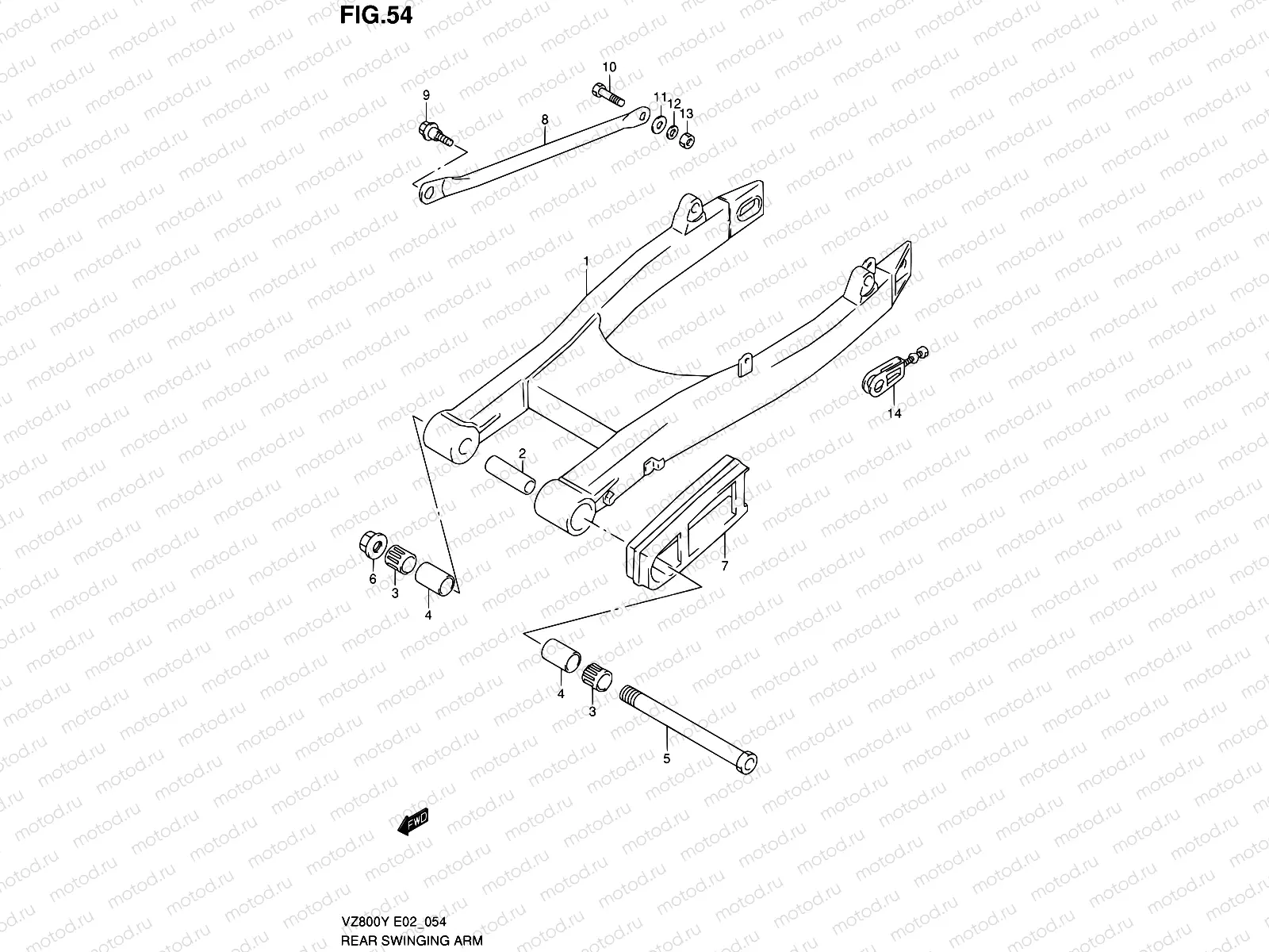 54 - REAR SWINGING ARM