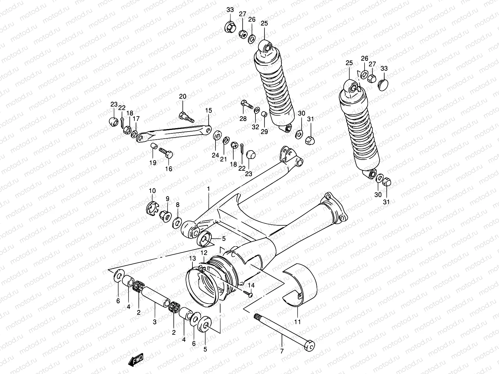 54 - REAR SWINGING ARM