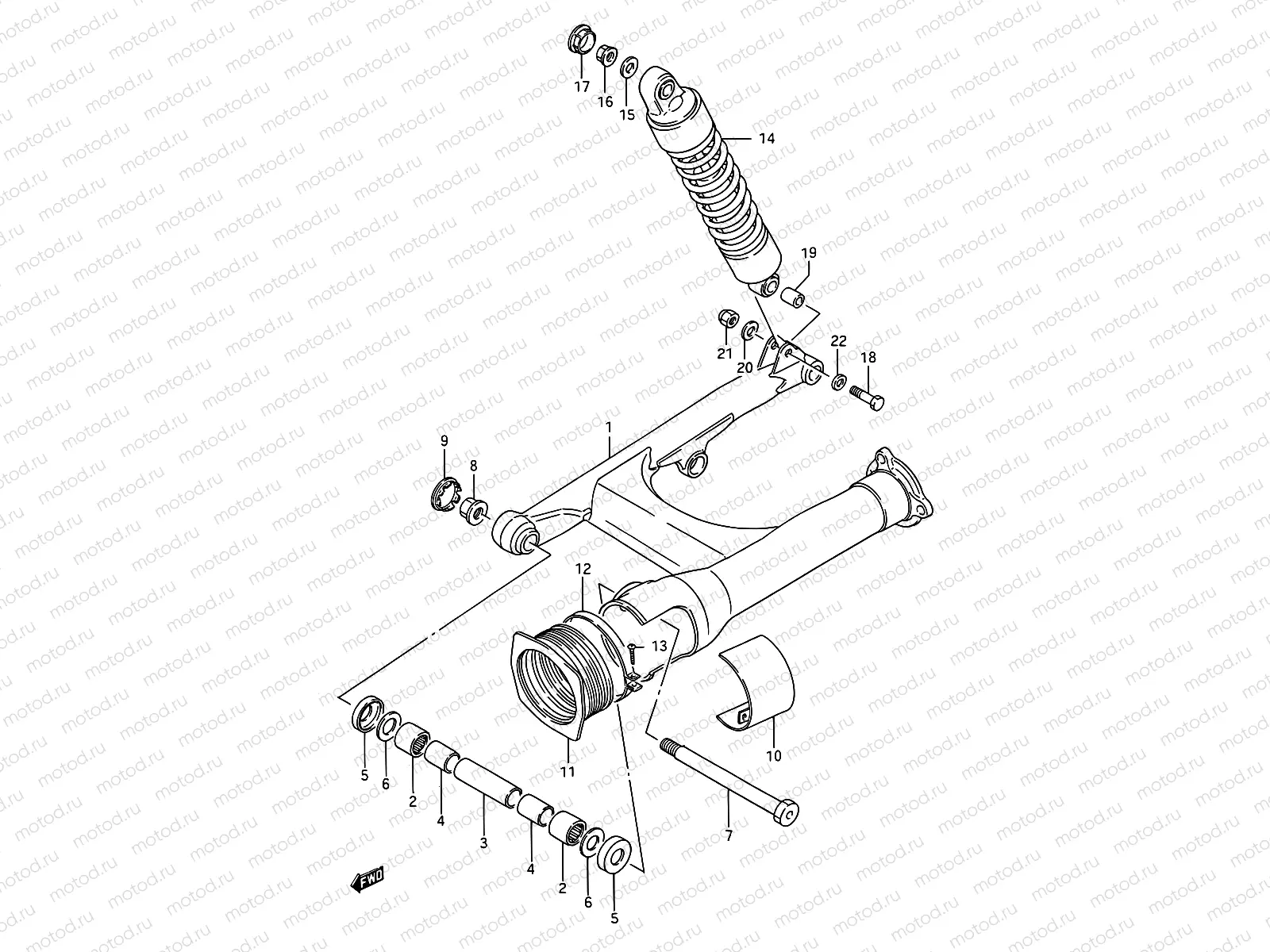 54 - REAR SWINGING ARM
