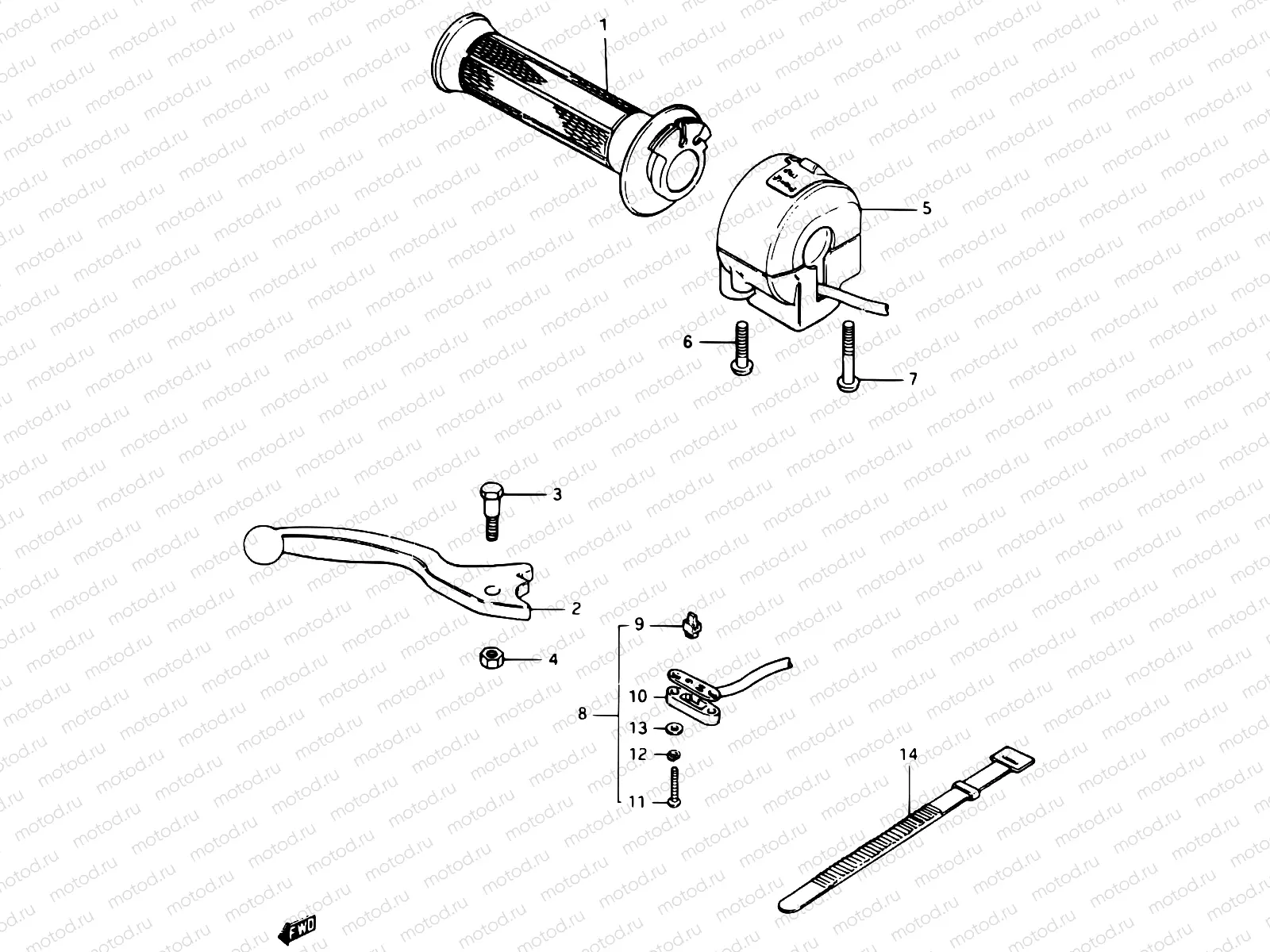 54 - RIGHT HANDLE SWITCH