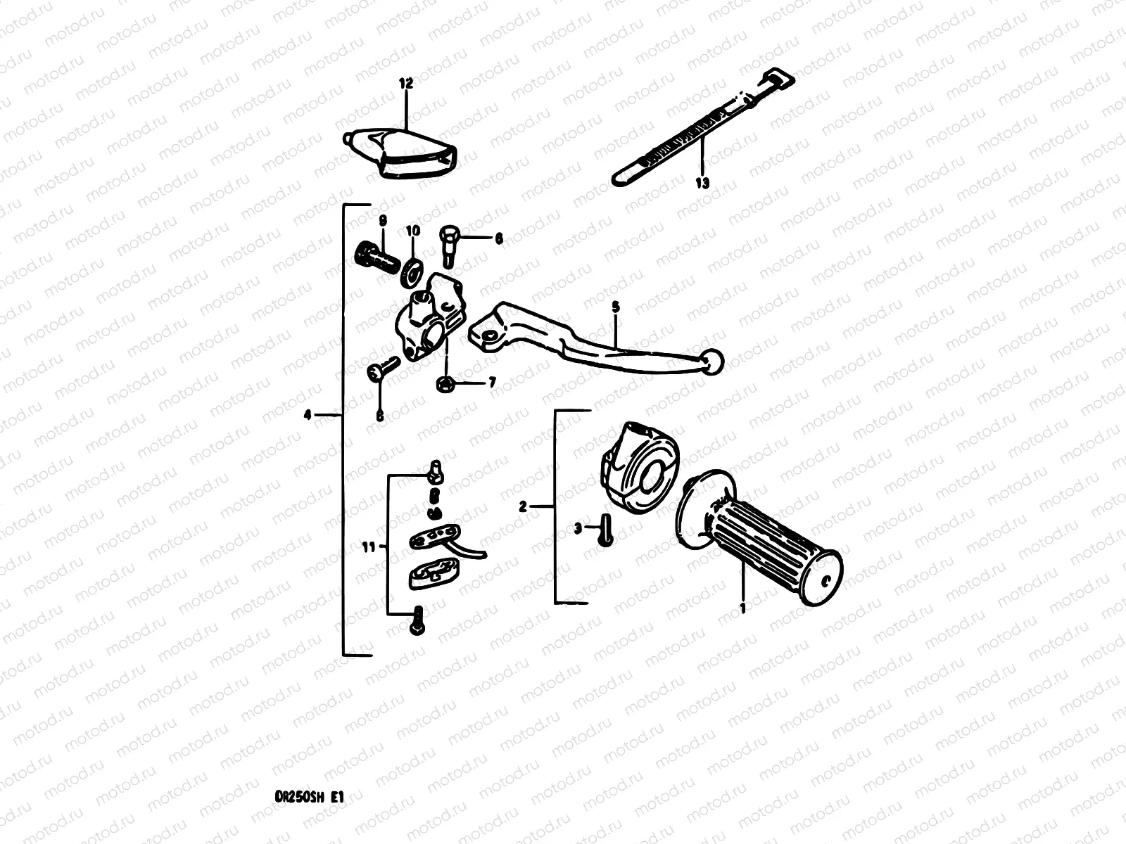 54 - RIGHT HANDLE SWITCH (MODEL E)