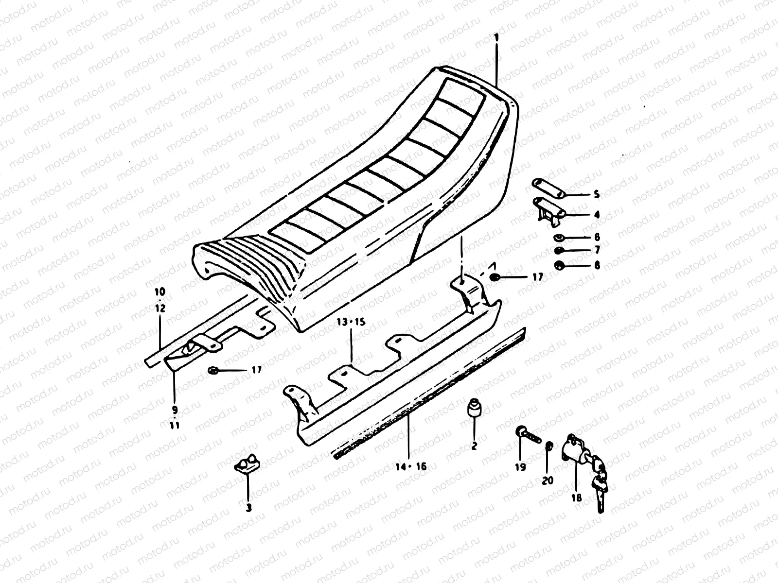 54 - SEAT (GSX400SX)