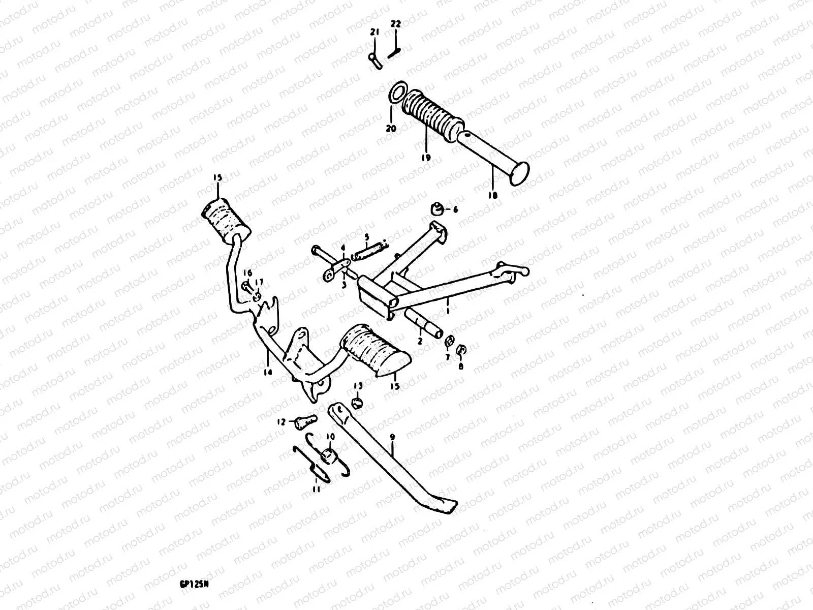 54 - STAND - FOOTREST (E18)