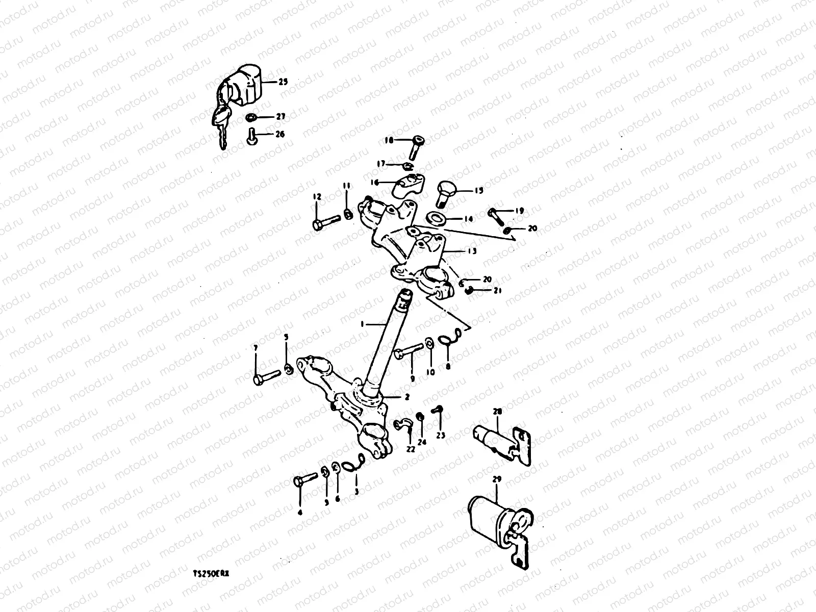 54 - STEERING STEM