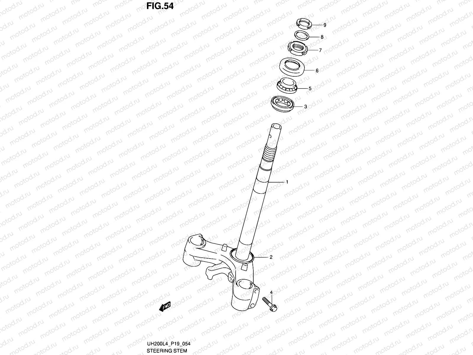 54 - STEERING STEM