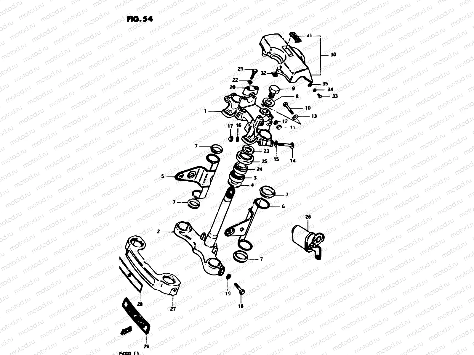 54 - STEERING STEM