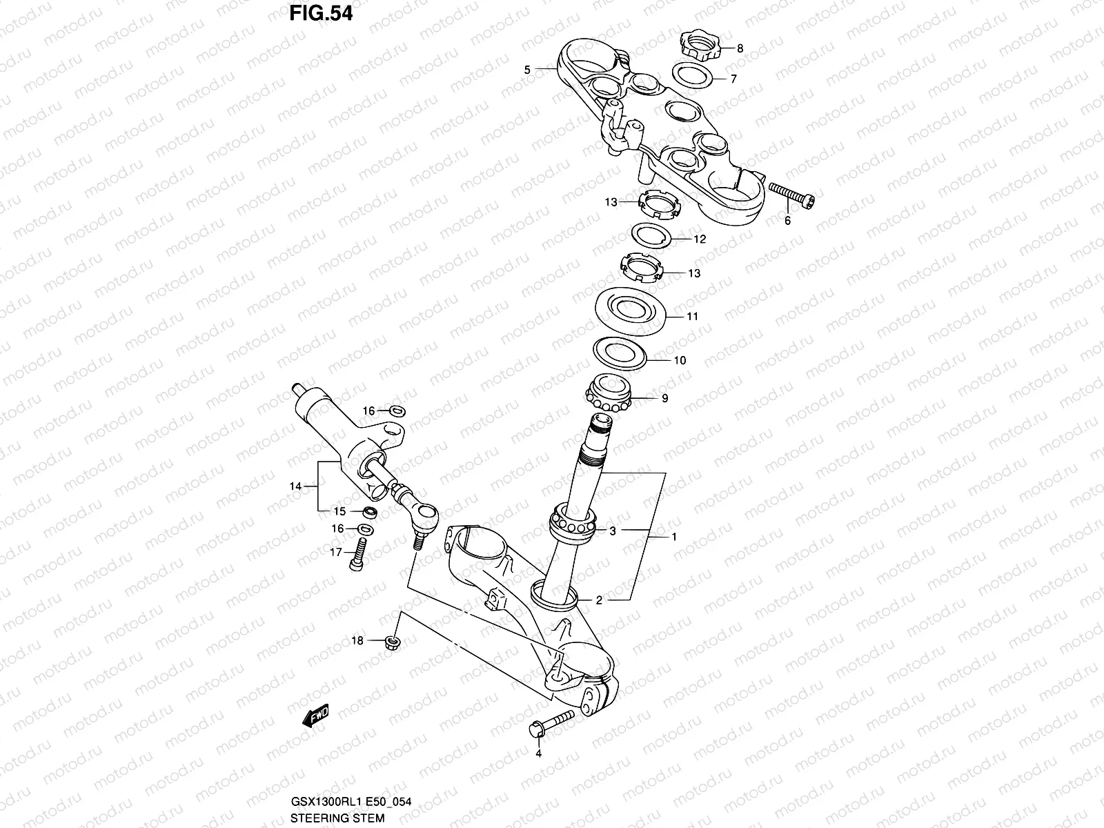 54 - STEERING STEM