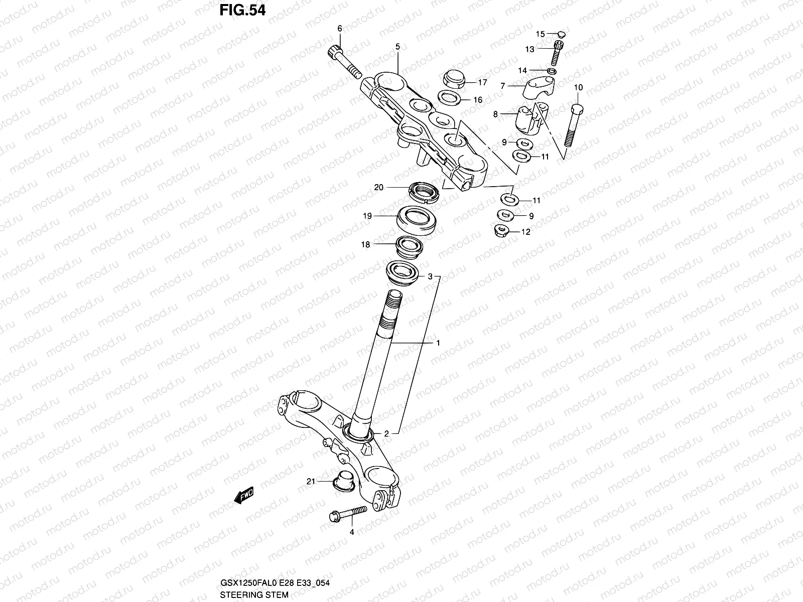 54 - STEERING STEM