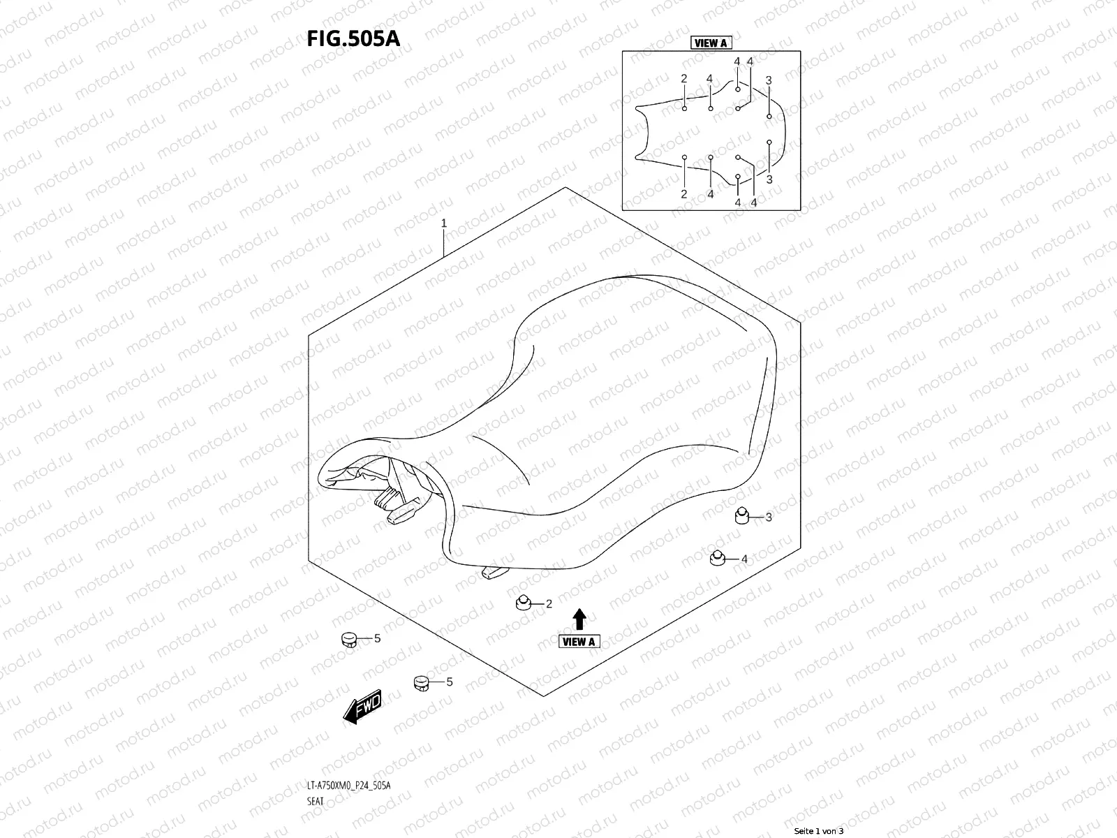 540A - REAR SWINGARM
