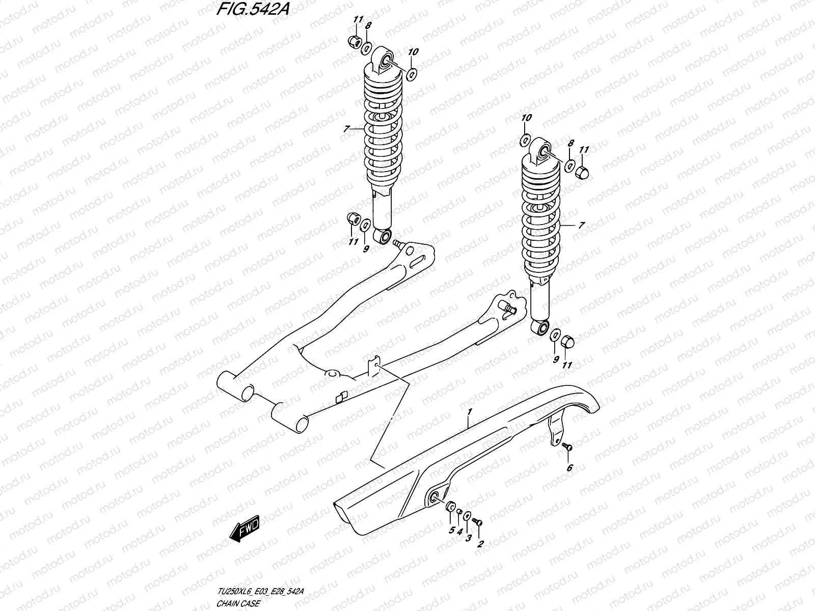 542A - CHAIN CASE