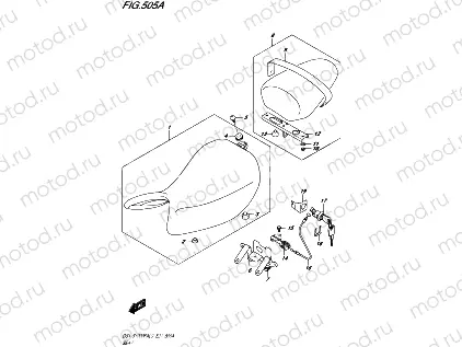 543A - REAR CUSHION LEVER