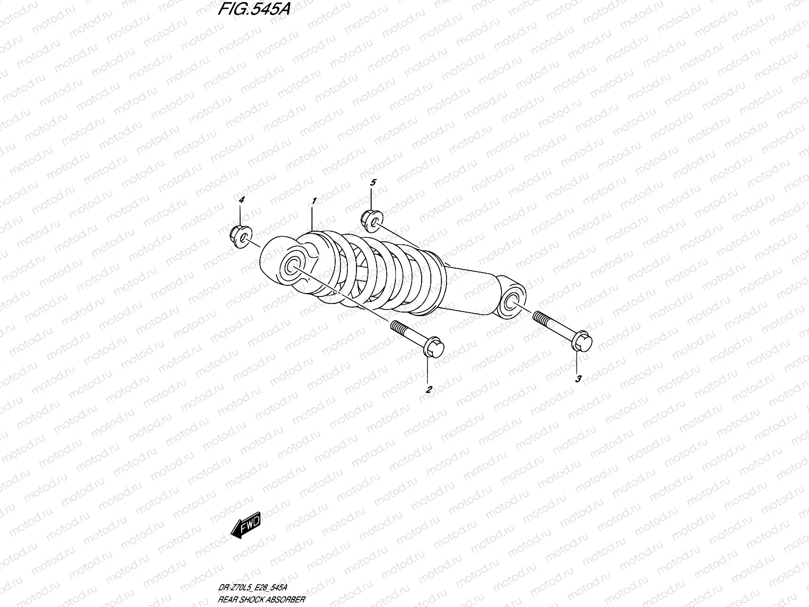 545A - REAR SHOCK ABSORBER