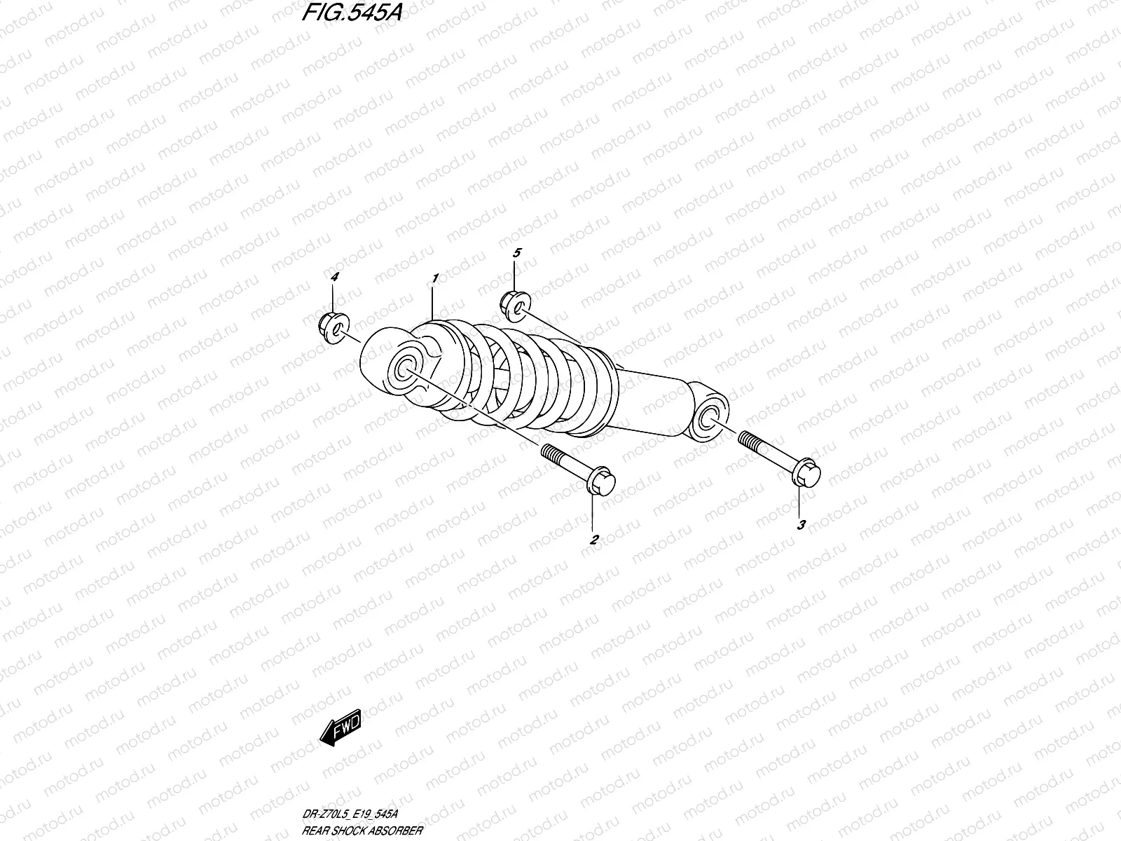 545A - REAR SHOCK ABSORBER