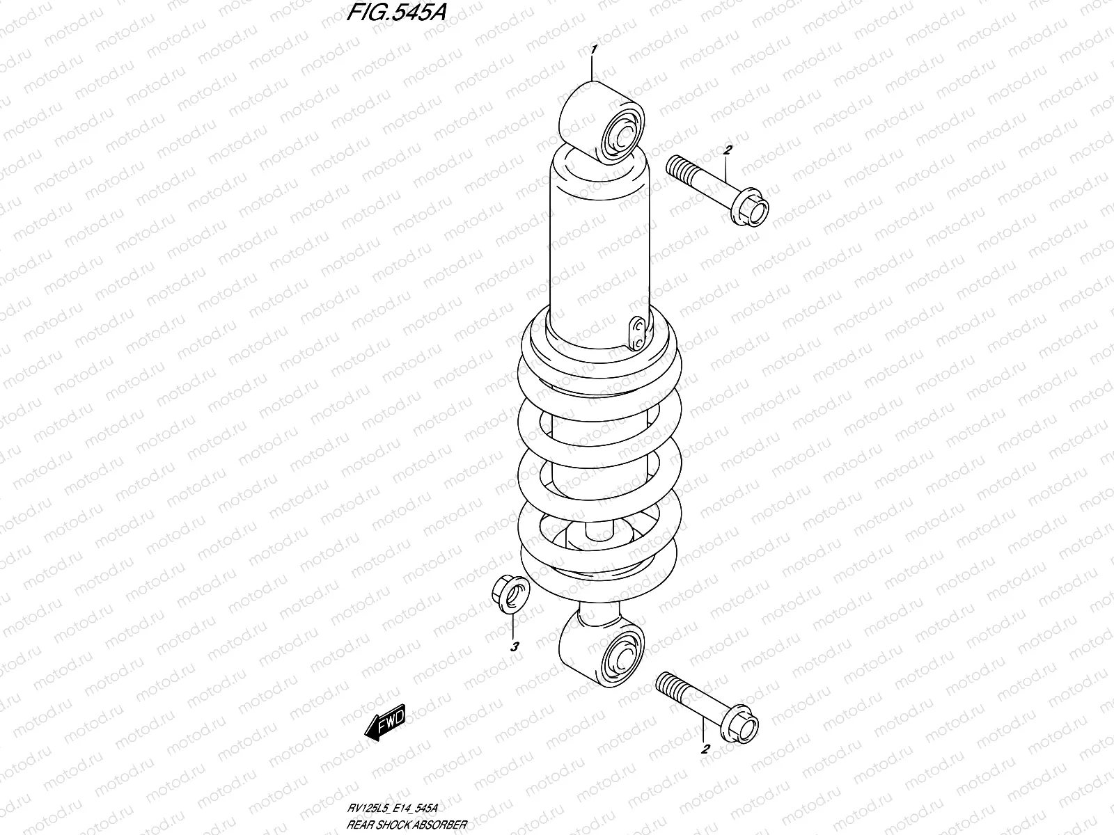 545A - REAR SHOCK ABSORBER