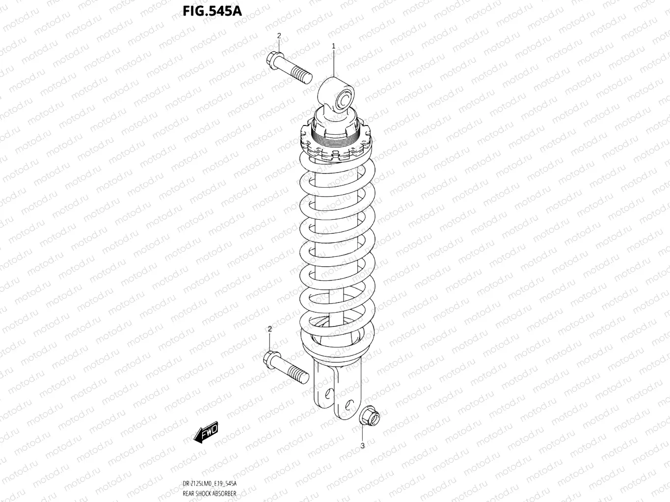545A - REAR SHOCK ABSORBER