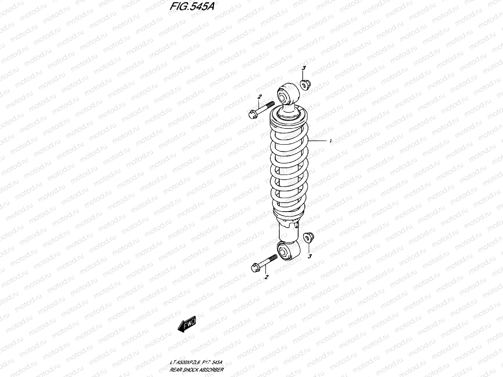 545A - REAR SHOCK ABSORBER