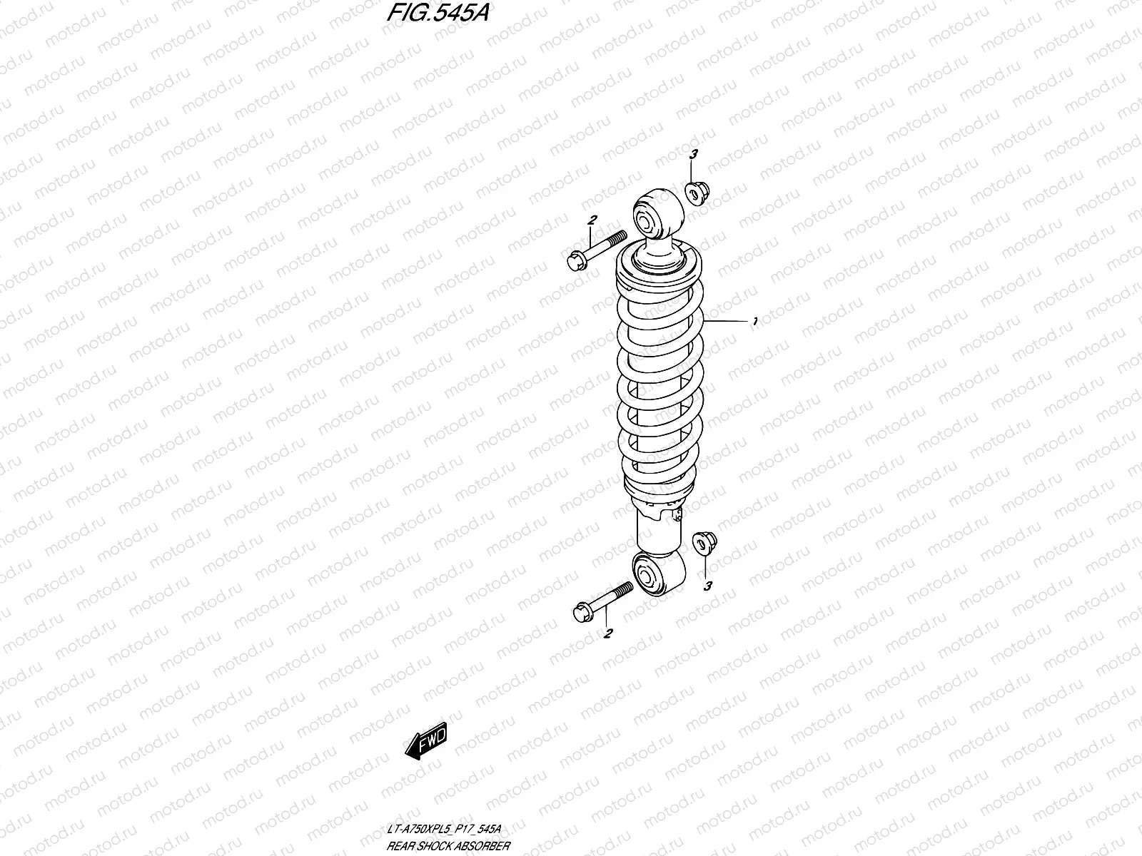 545A - REAR SHOCK ABSORBER