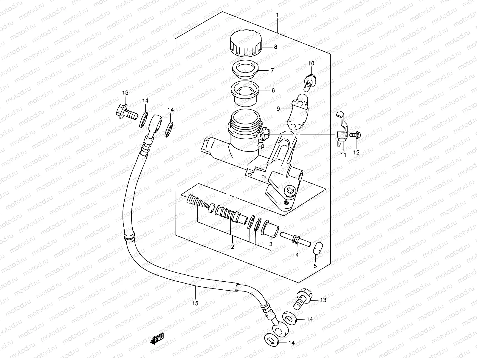 55 - CLUTCH MASTER CYLINDER