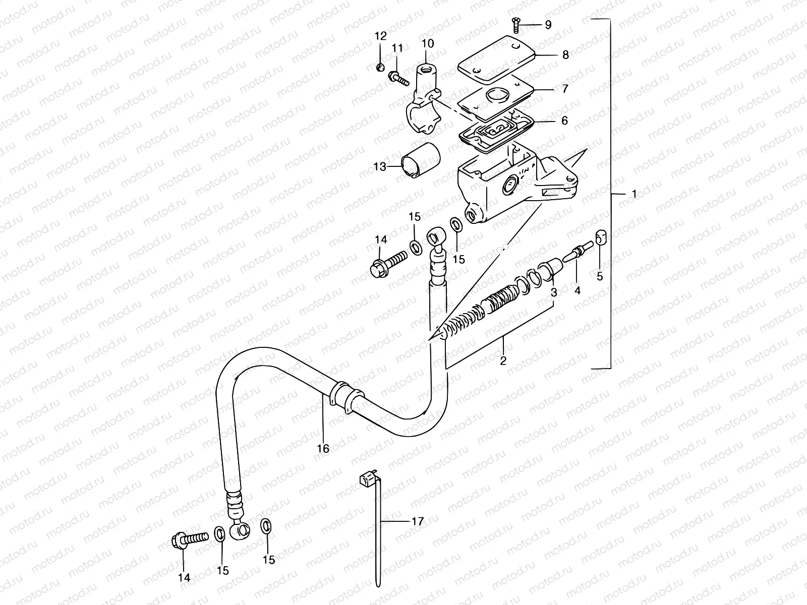 55 - CLUTCH MASTER CYLINDER