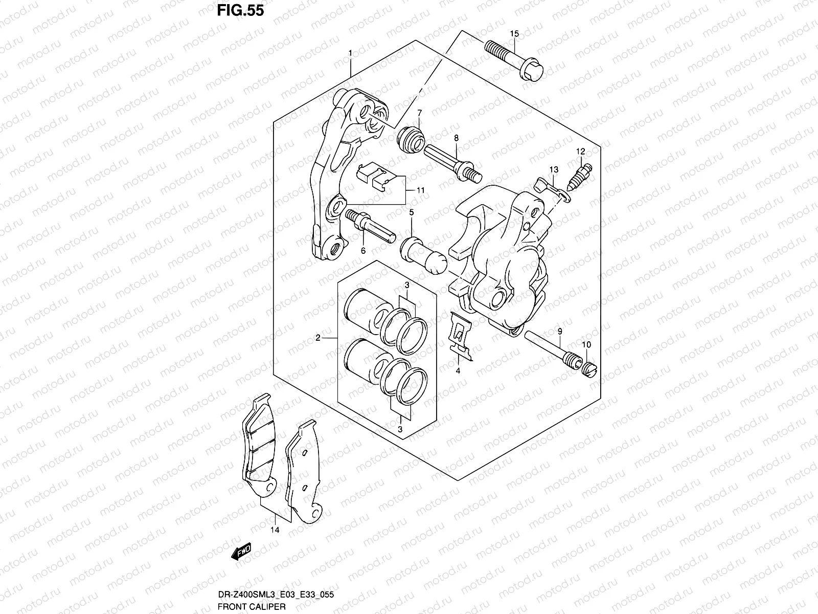 55 - FRONT CALIPER