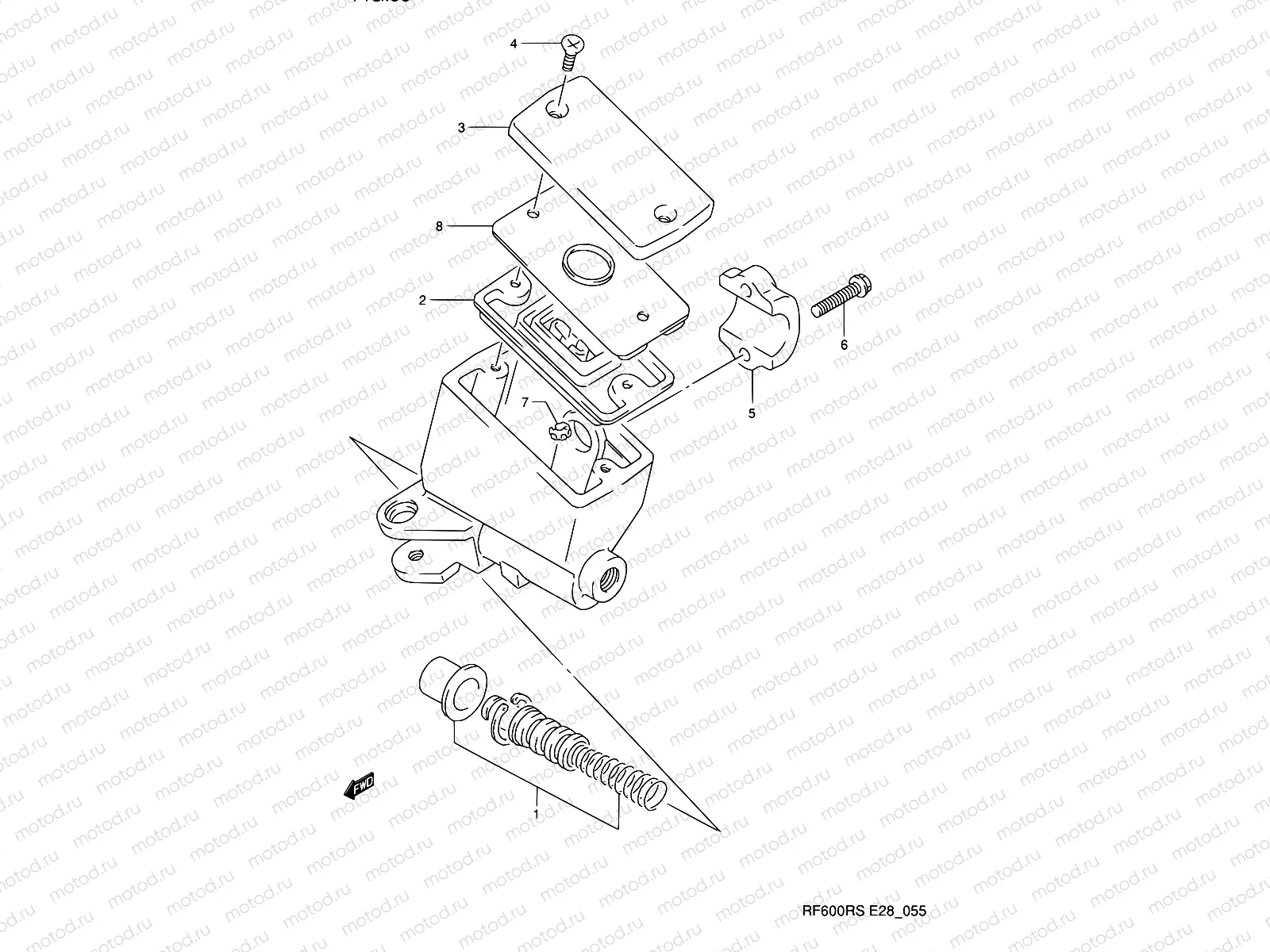 55 - FRONT MASTER CYLINDER