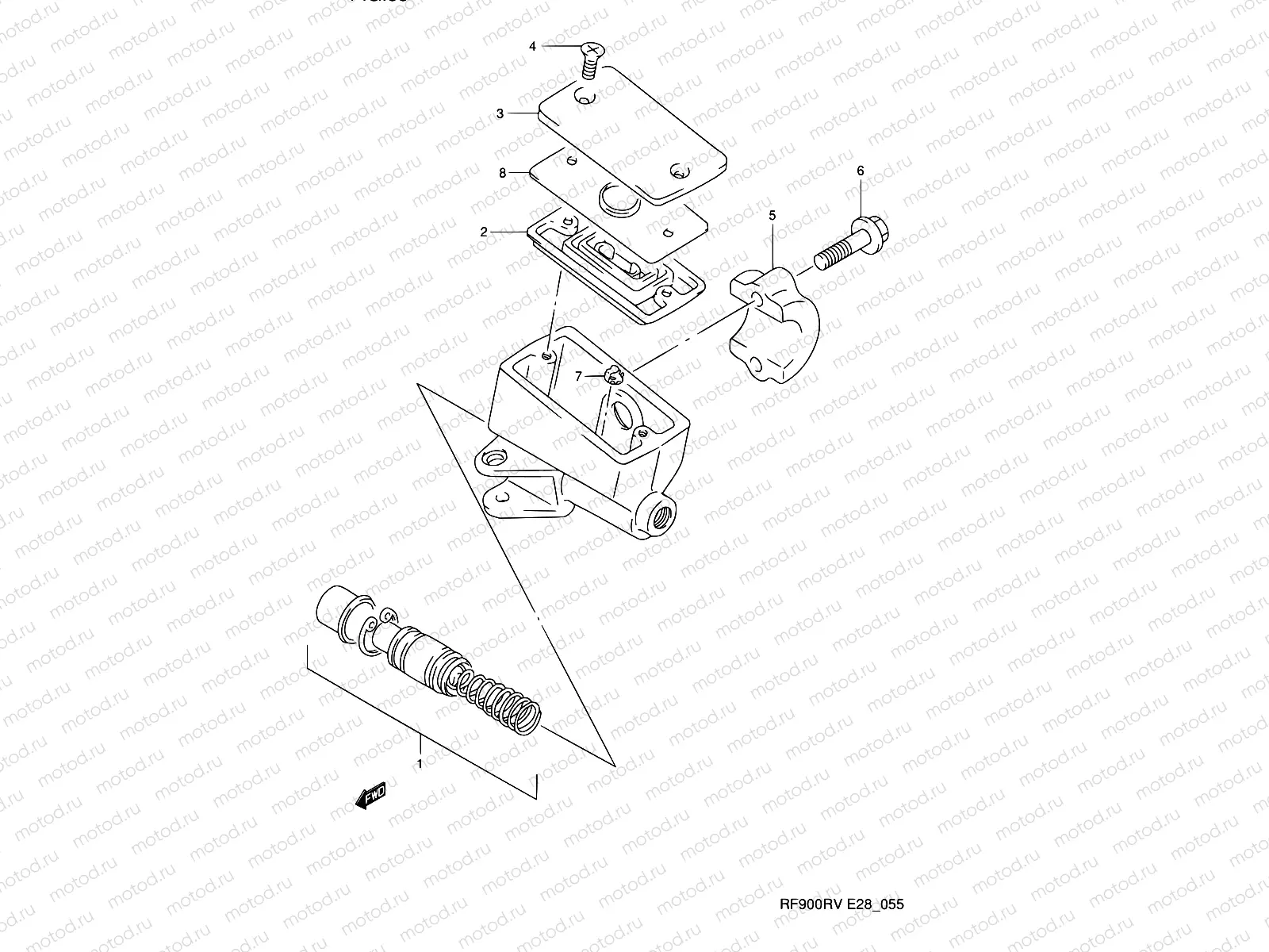 55 - FRONT MASTER CYLINDER