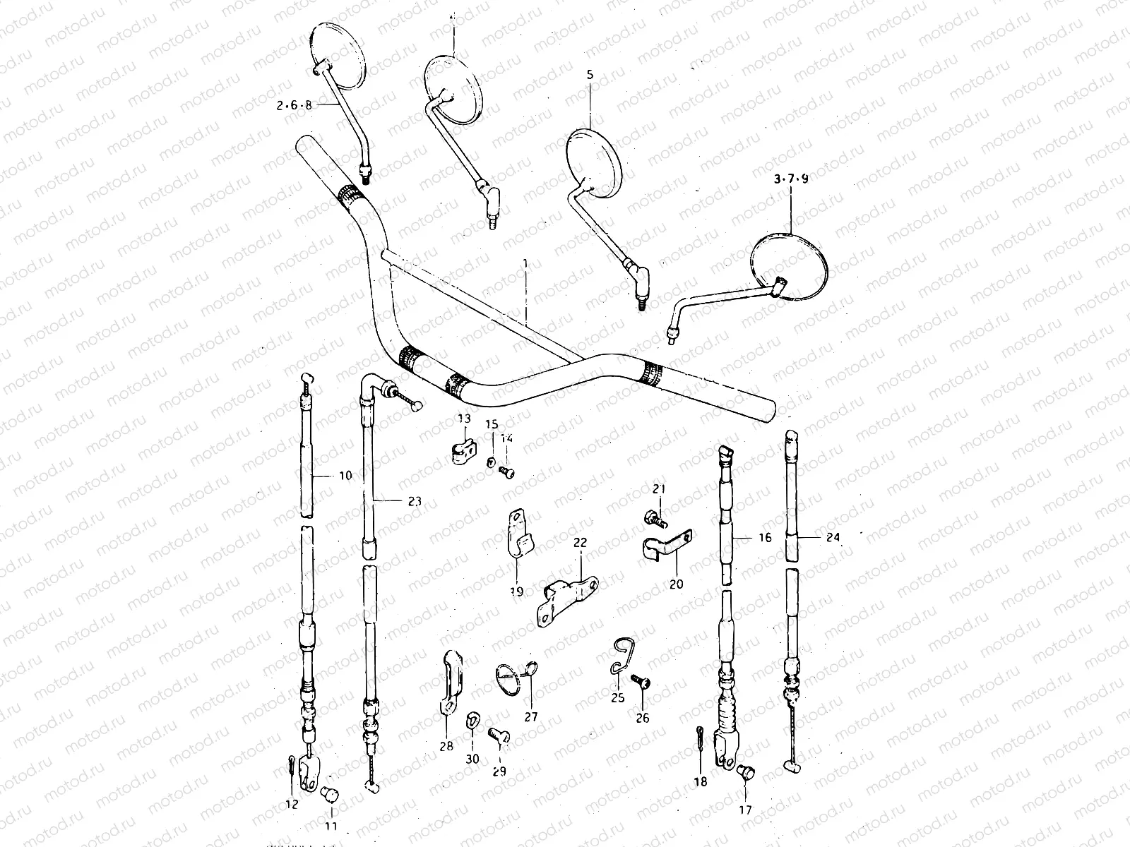 55 - HANDLEBAR (MODEL D)