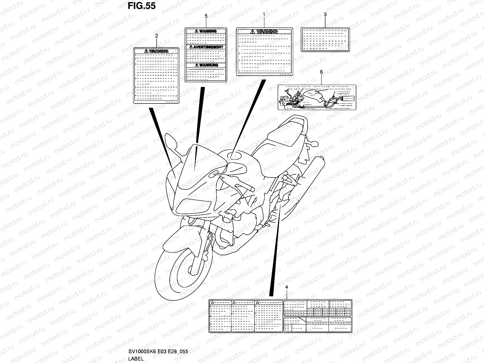55 - LABEL (SV1000S)