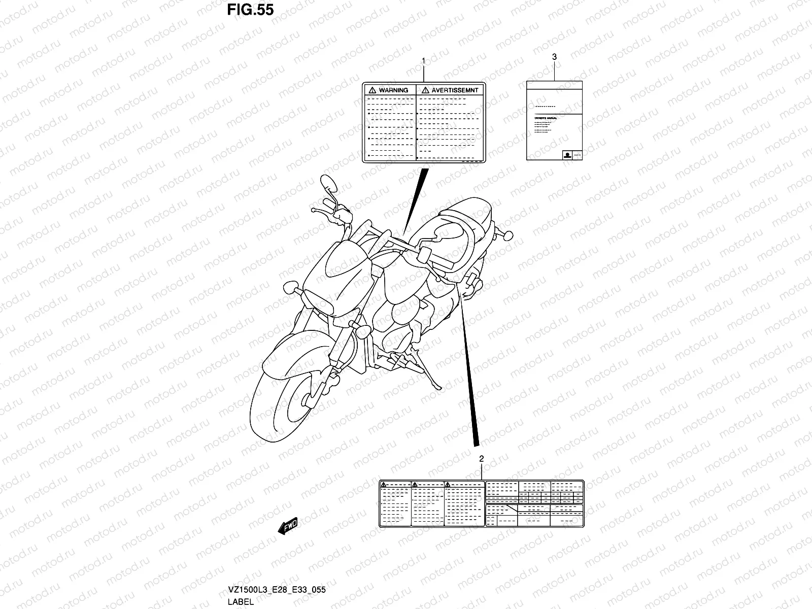 55 - LABEL (VZ1500L3 E28)