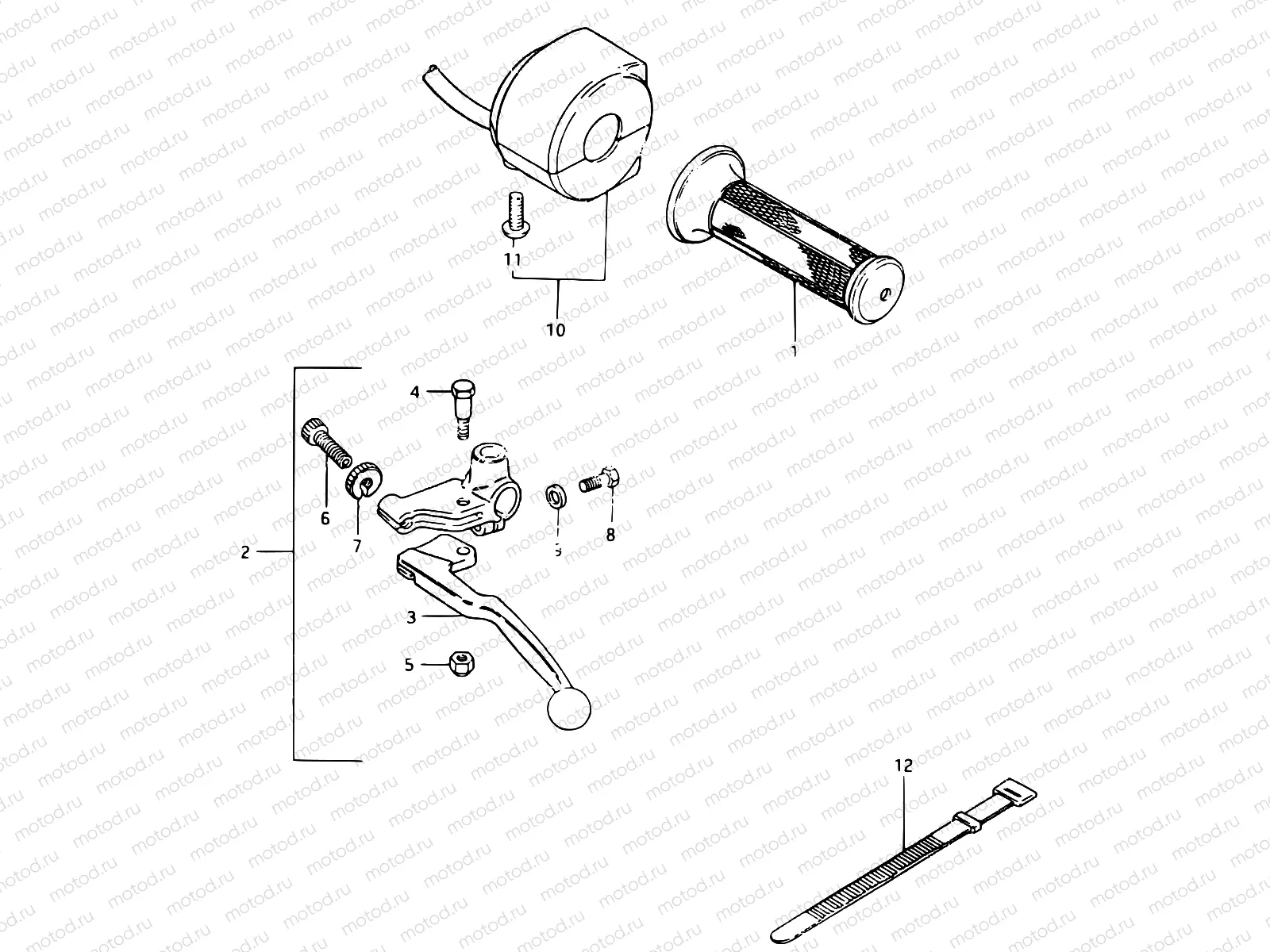 55 - LEFT HANDLE SWITCH